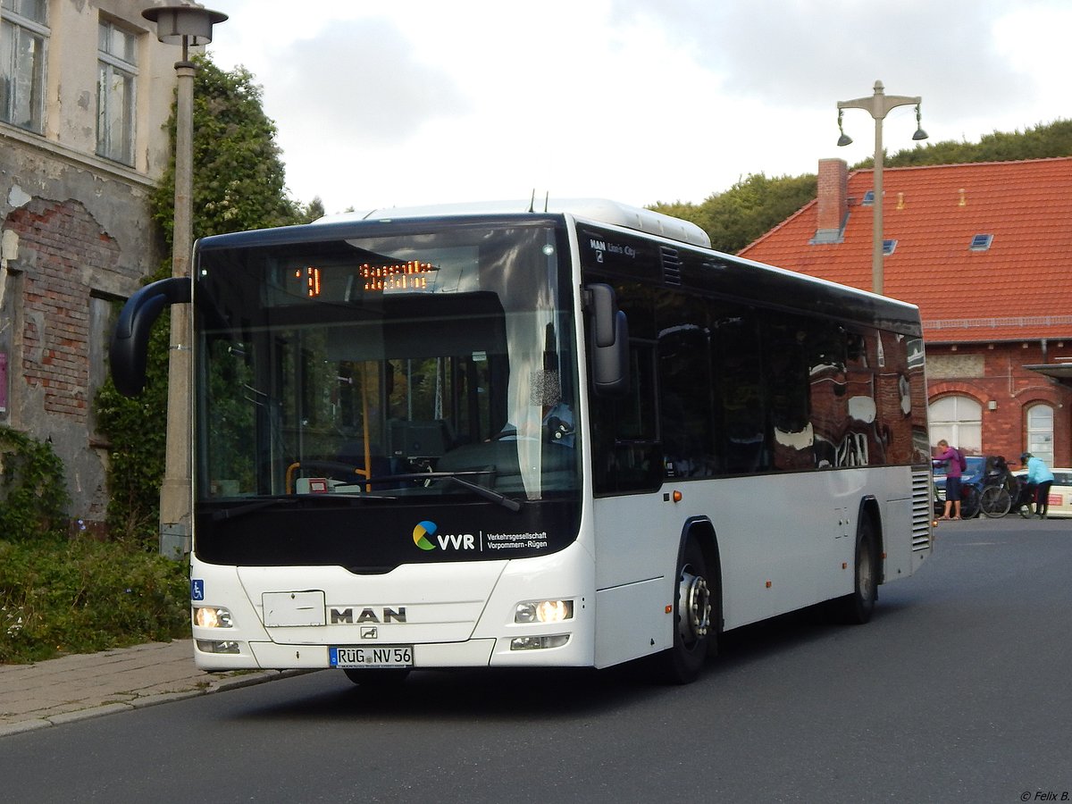 MAN Lion's City LE Ü der VVR in Sassnitz am 15.09.2018