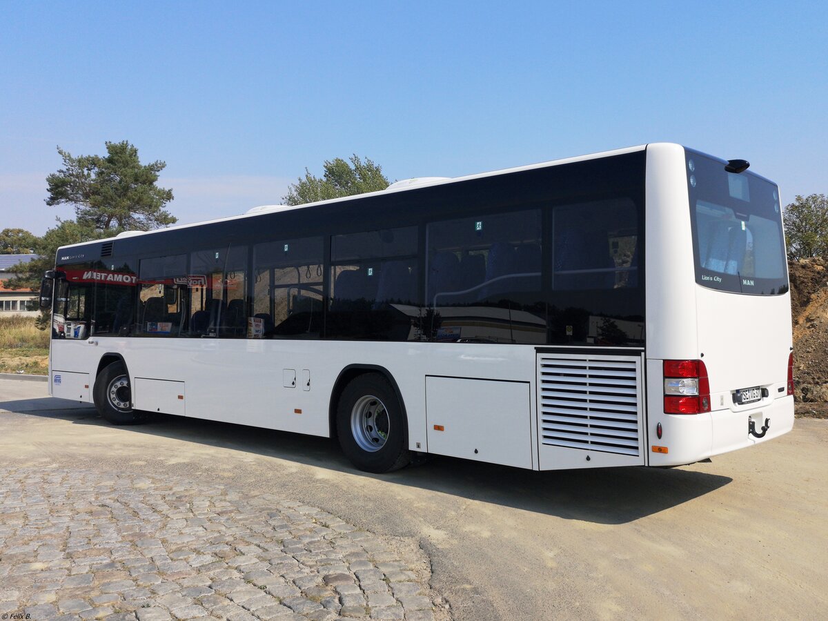 MAN Lion's City LE Ü der MVVG in Warlin am 31.08.2019