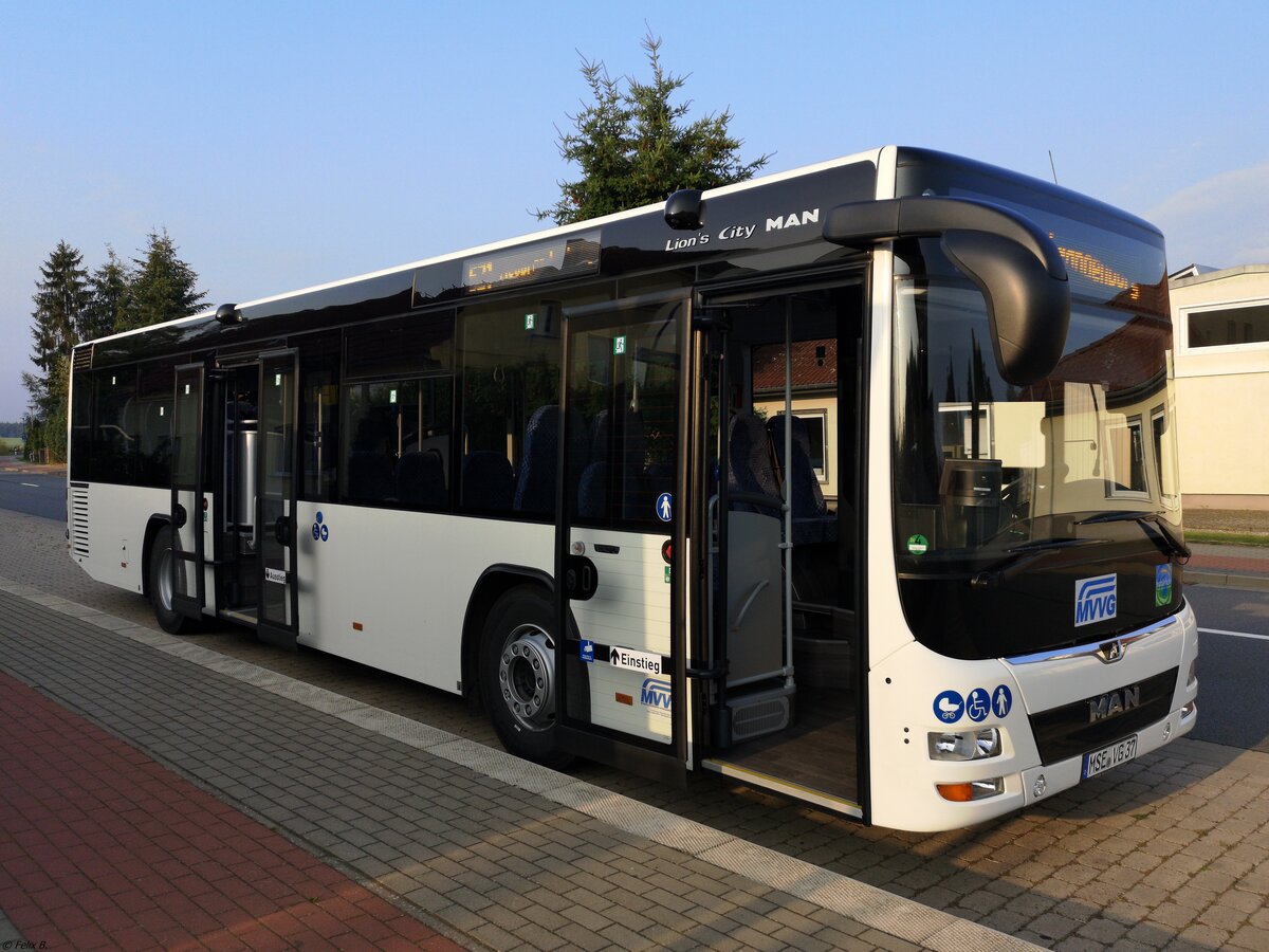 MAN Lion's City LE Ü der MVVG in Bredenfelde am 31.08.2019
