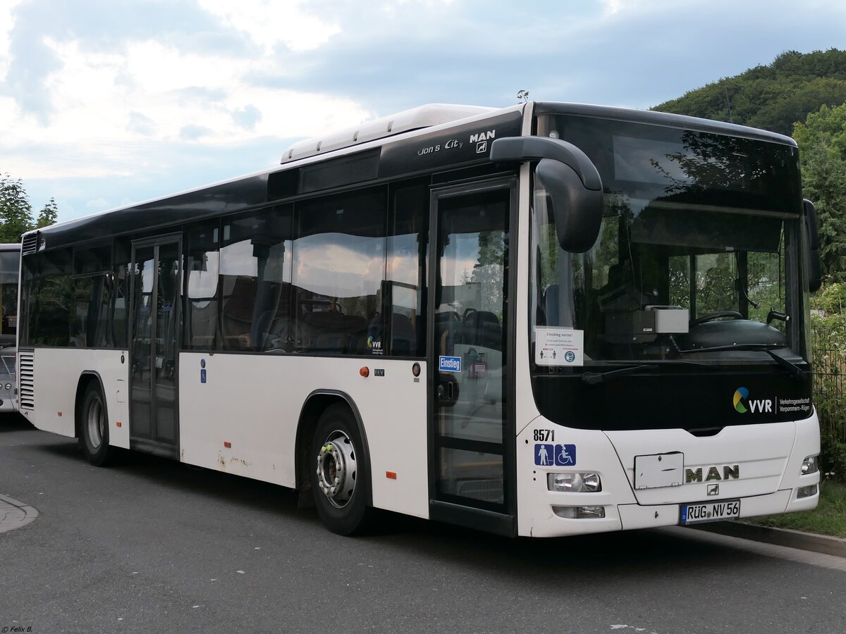 MAN Lion's City LE Ü der VVR in Sassnitz am 08.08.2021