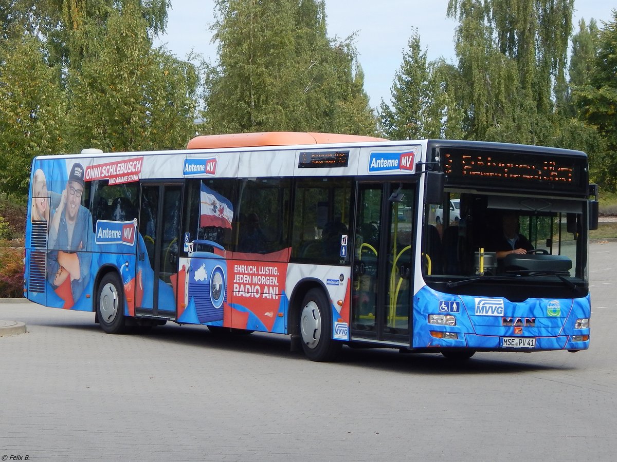 MAN Lion's City der MVVG in Waren am 09.09.2018