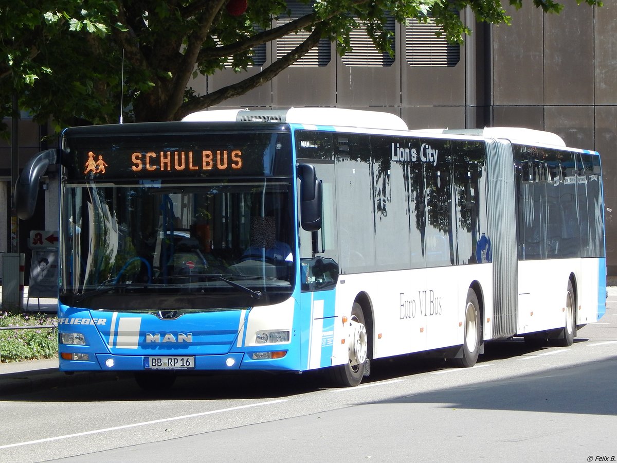 MAN Lion's City von Pflieger aus Deutschland in Sindelfingen am 21.06.2018