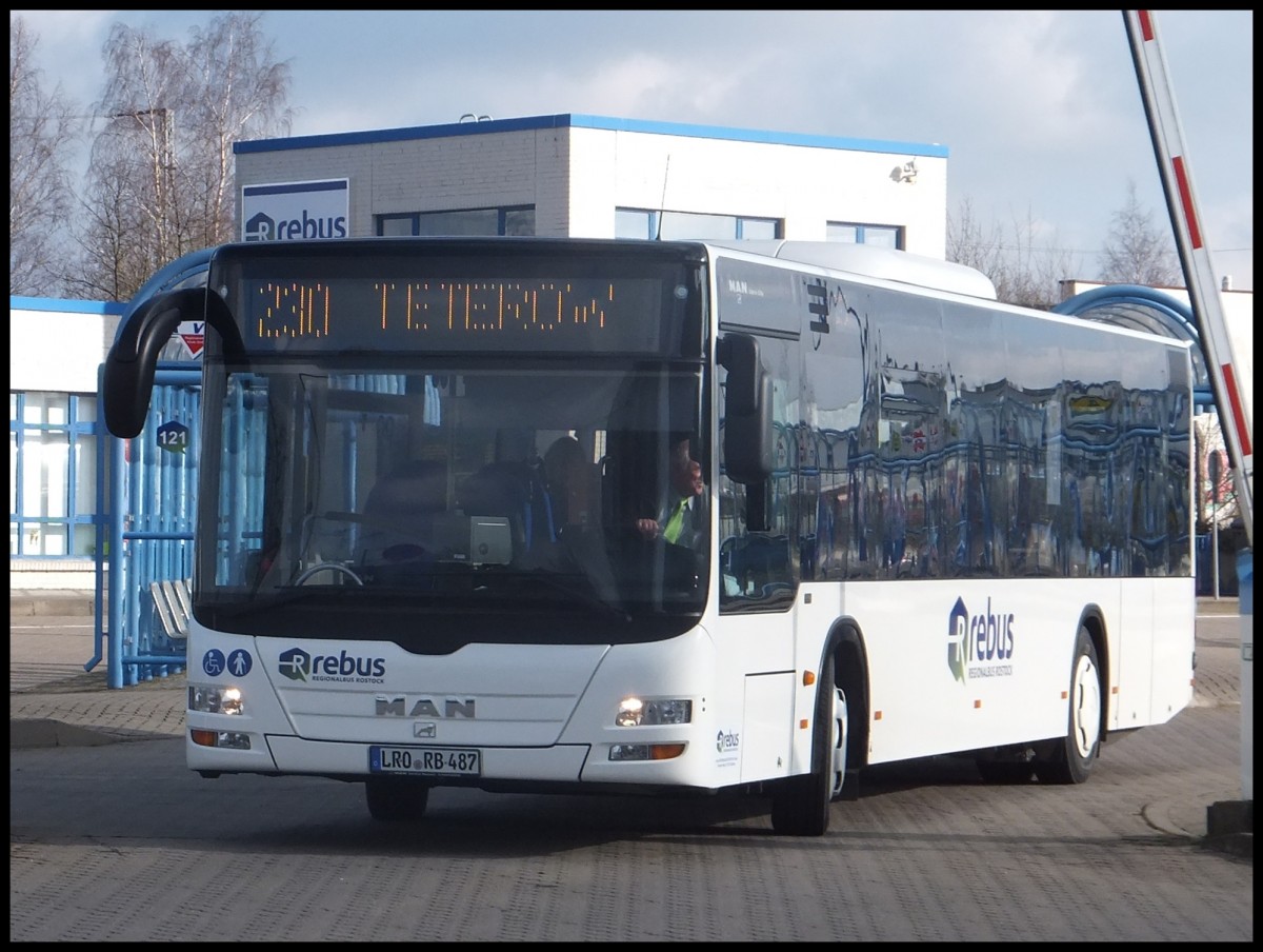 MAN Lion's City von Regionalbus Rostock in Rostock am 12.02.2014