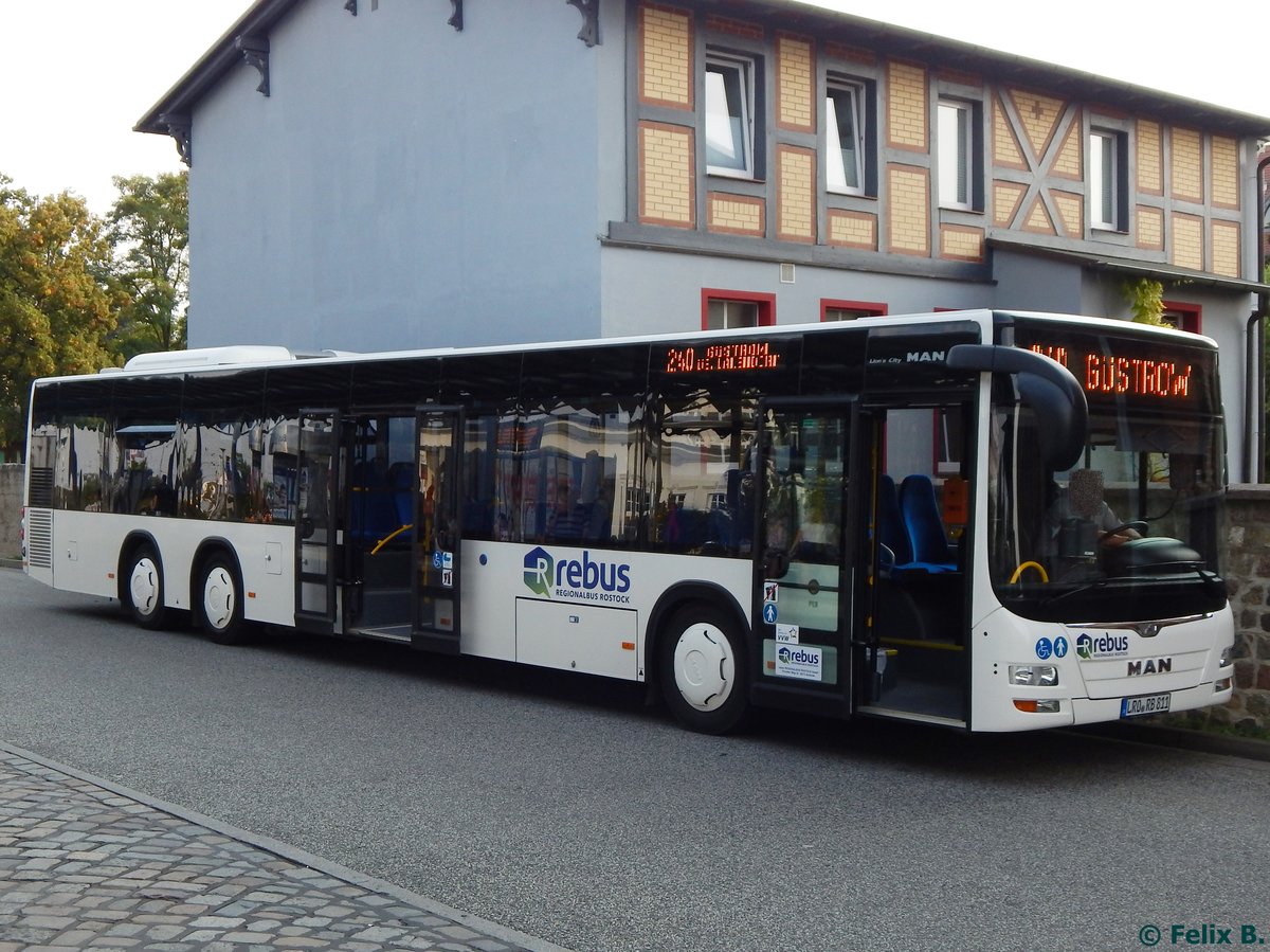 MAN Lion's City von Regionalbus Rostock in Güstrow am 13.09.2016