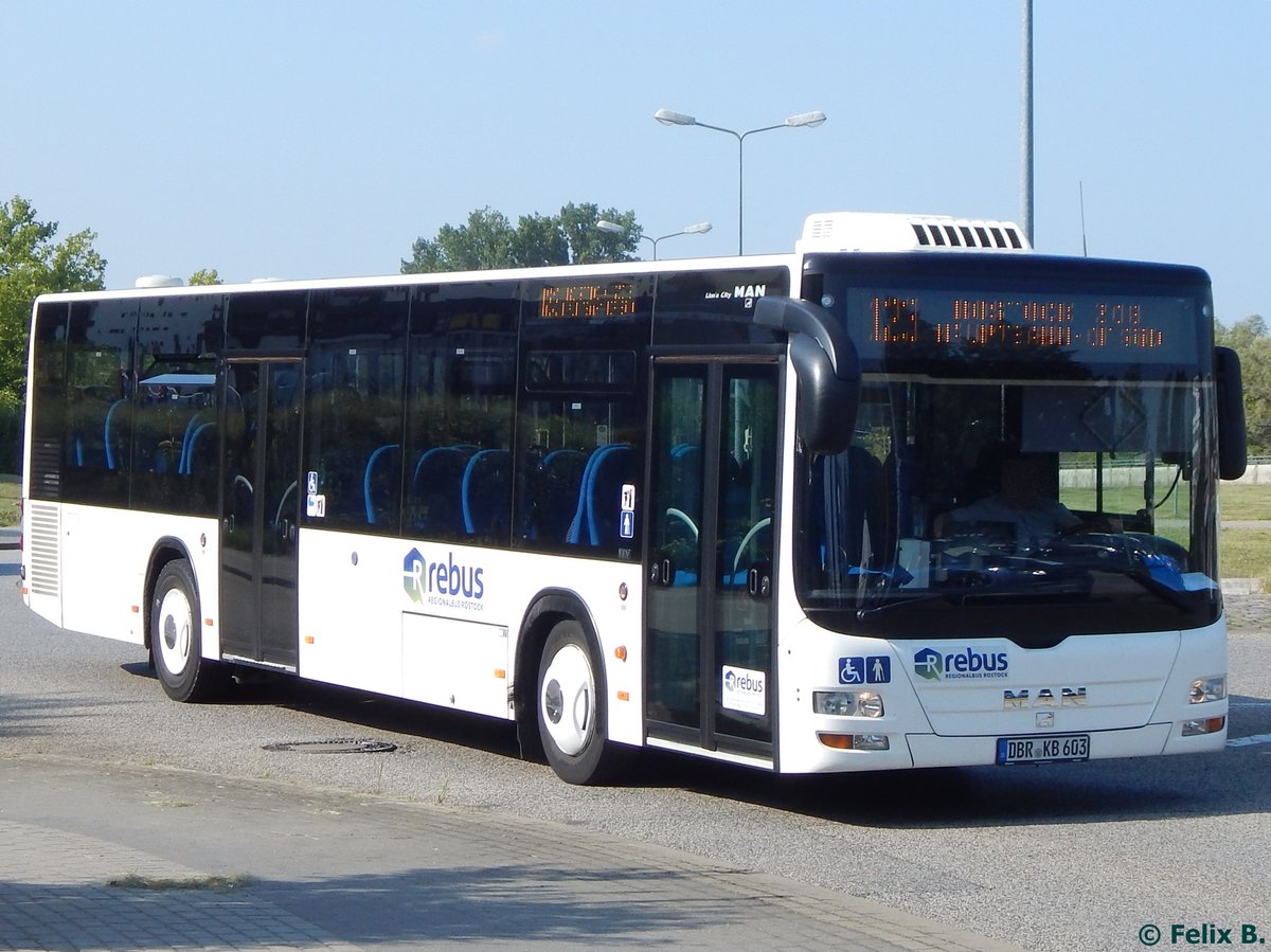 MAN Lion's City von Regionalbus Rostock in Rostock am 14.09.2016