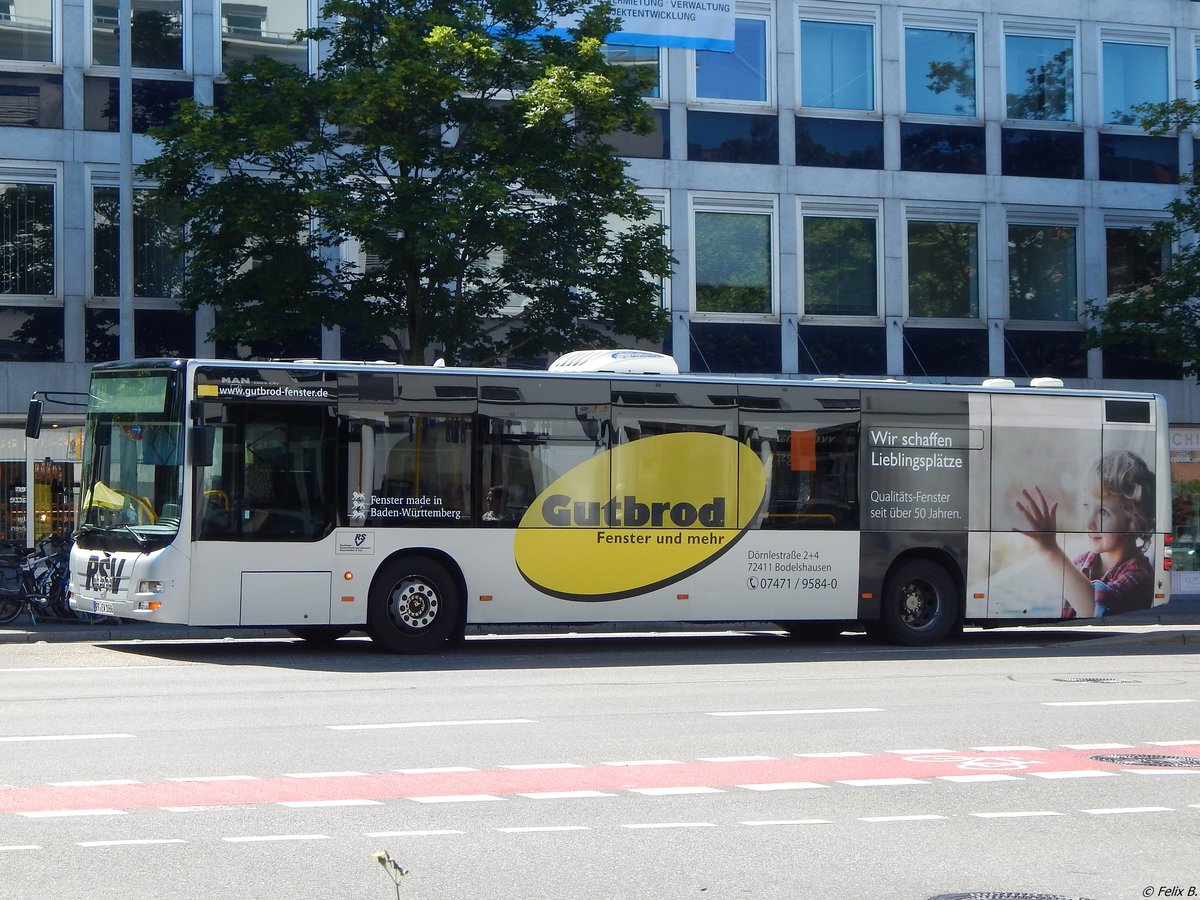 MAN Lion's City der Reutlinger Stadtverkehrsgesellschaft in Reutlingen am 20.06.2018