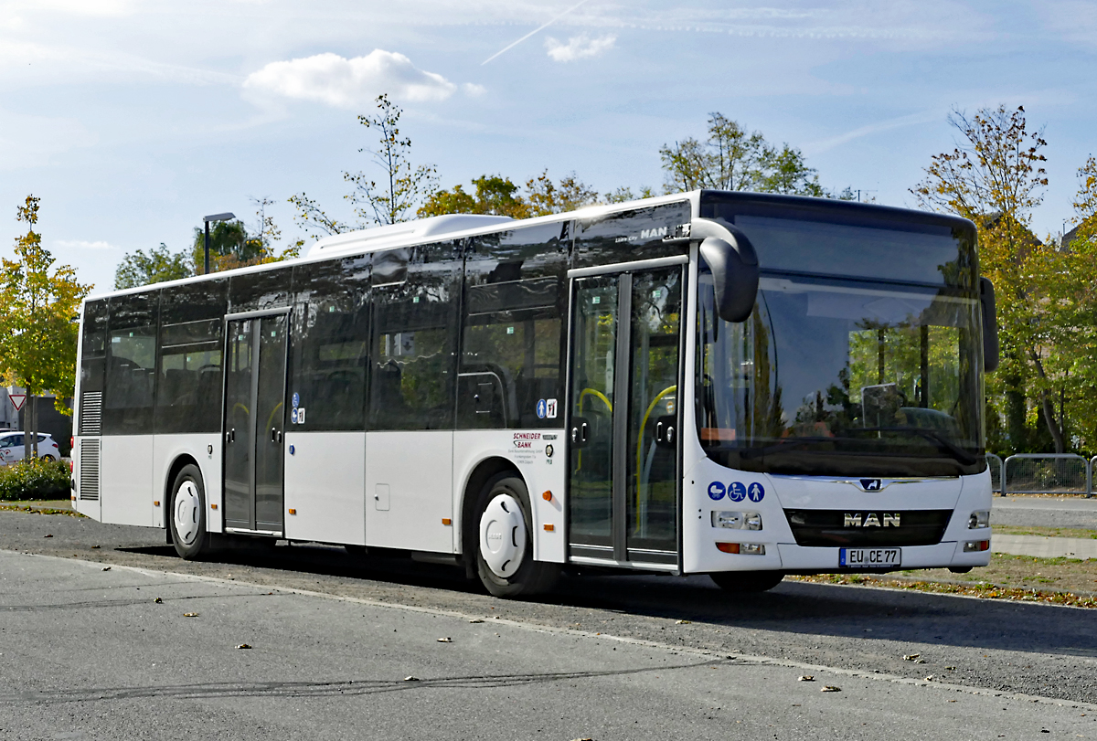 MAN Lion`s City  Schneider-Bank , EU-CE77 in Zülpich - 06.10.2018