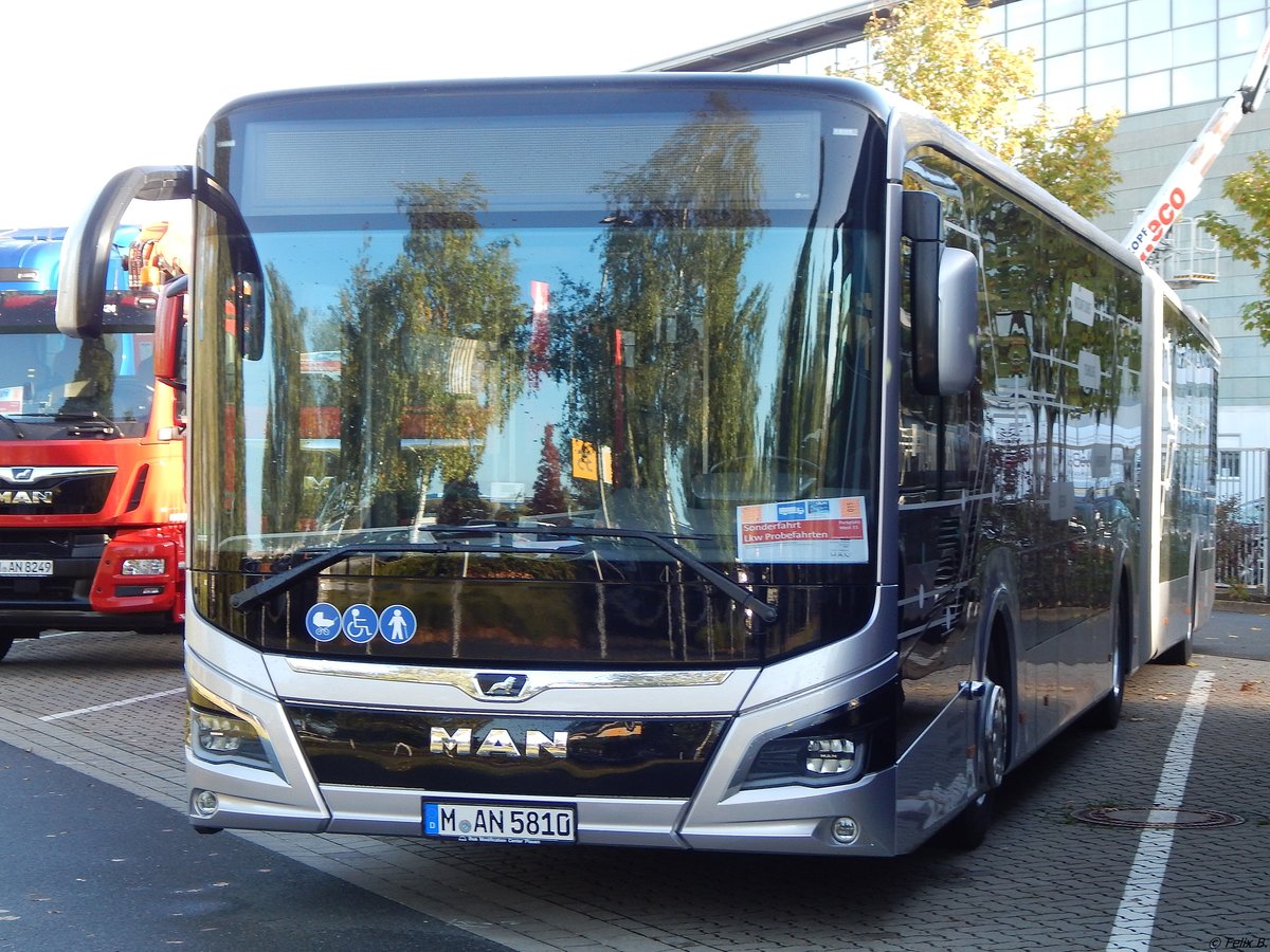 MAN Lion's City Vorführwagen in Hannover auf der IAA am 24.09.2018