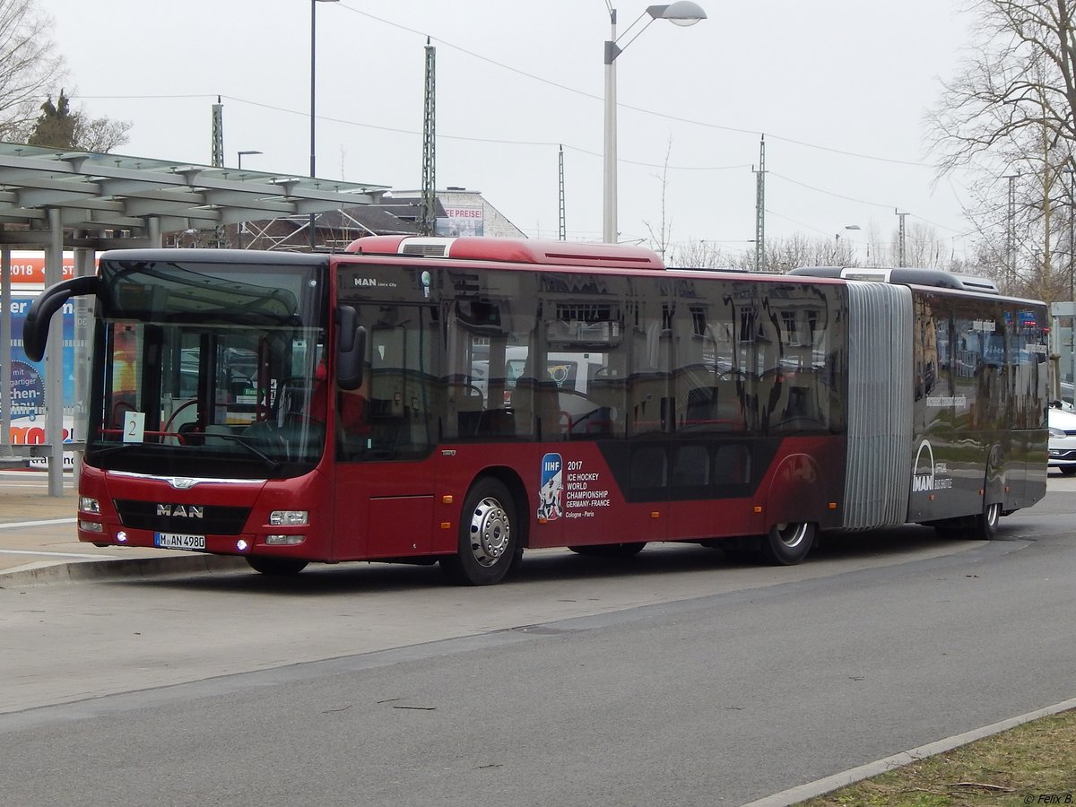 MAN Lion's City Vorführwagen in in Greifswald am 11.04.2018