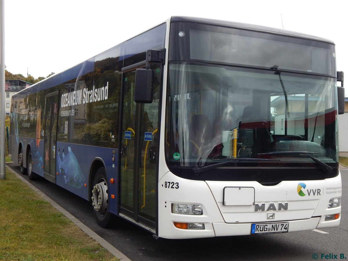 MAN Lion's City der VVR in Sasnitz am 08.10.2016