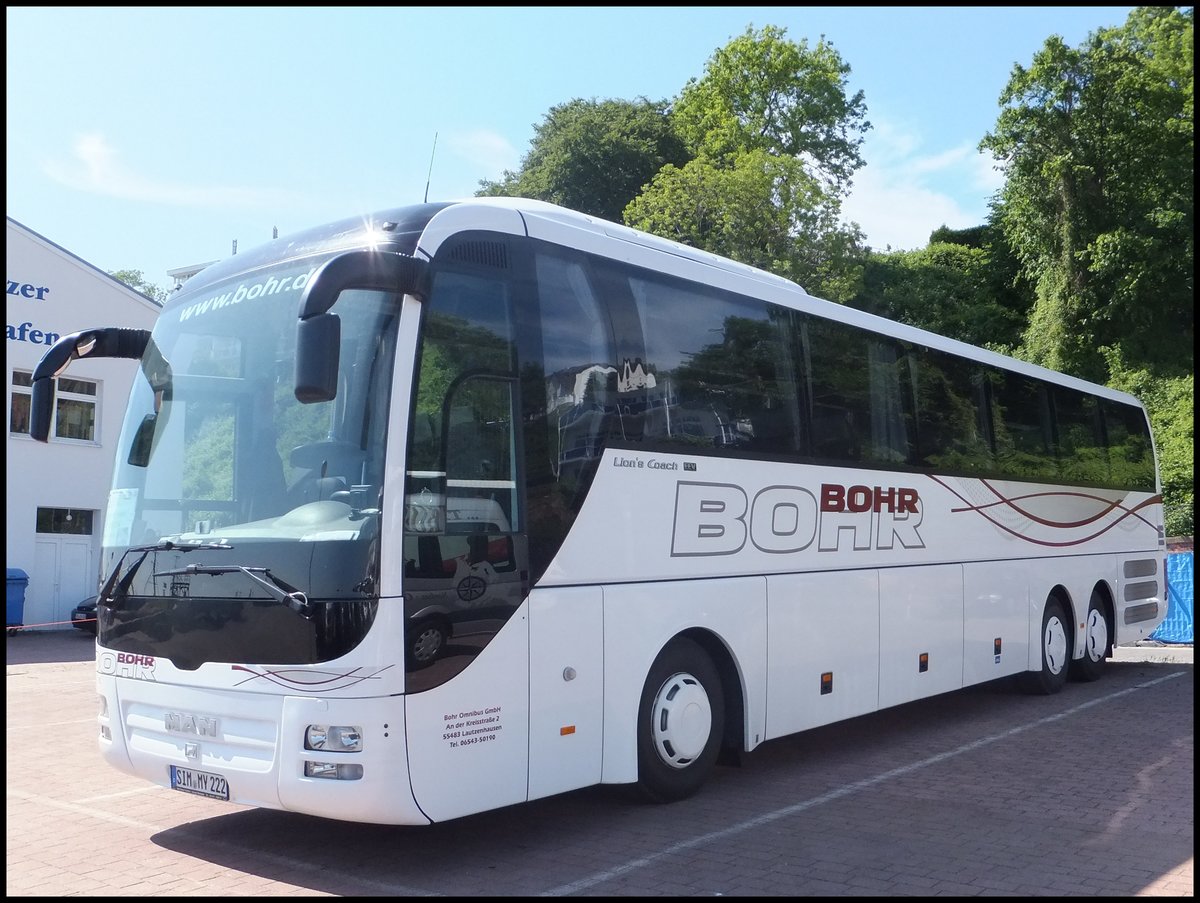 MAN Lion's Coach von Bohr aus Deutschland im Stadthafen Sassnitz am 30.05.2014