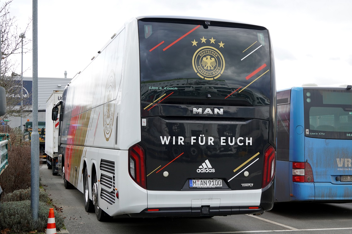 
MAN Lion's Coach C  DFB-Mannschaftsbus , Hirschberg Dezember 2022
