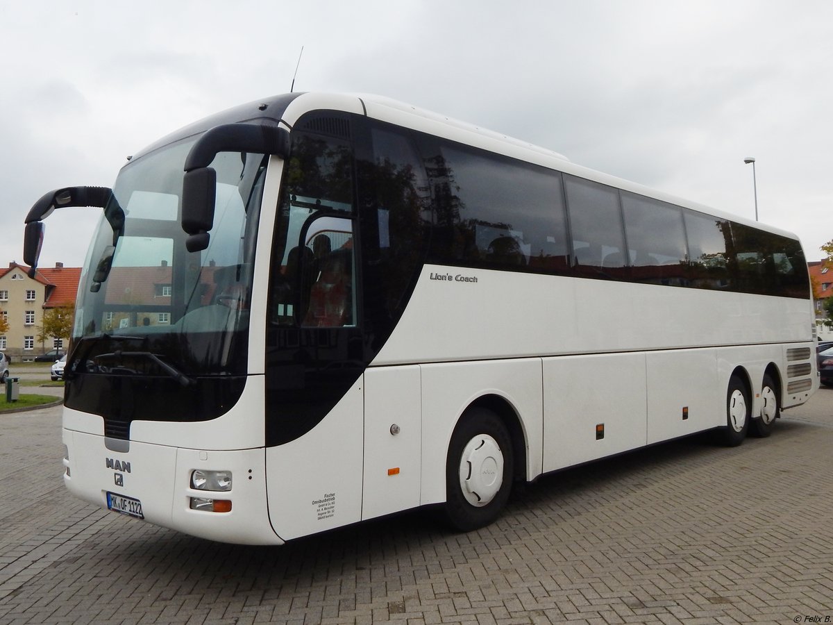 MAN Lion's Coach von Fischer Omnibusbetrieb aus Deutschland in Wernigerode am 25.10.2015