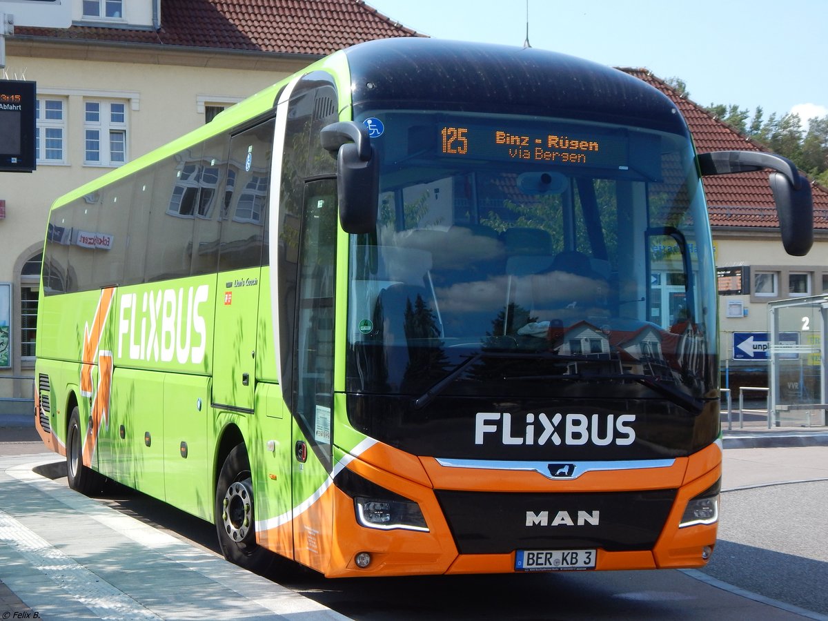 MAN Lion's Coach von FlixBus/Karsten Brust aus Deutschland in Binz am 16.08.2018