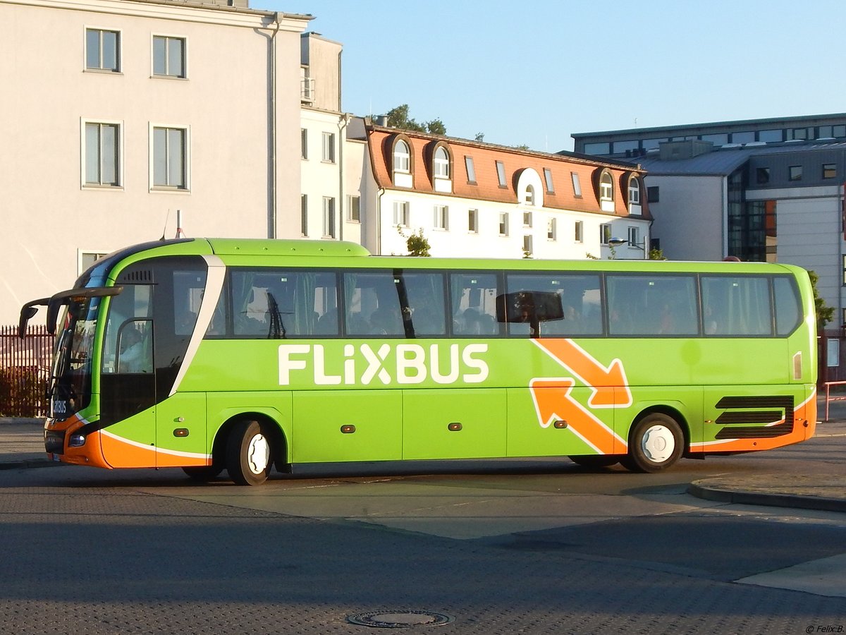 MAN Lion's Coach von Flixbus/Wricke Touristik aus Deutschland in Neubrandenburg am 07.07.2018