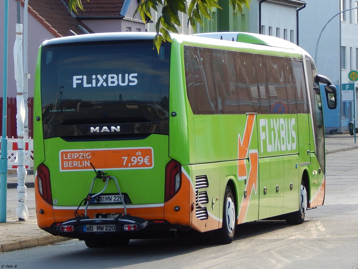MAN Lion's Coach von Flixbus/Wricke Touristik aus Deutschland in Neubrandenburg am 09.09.2018