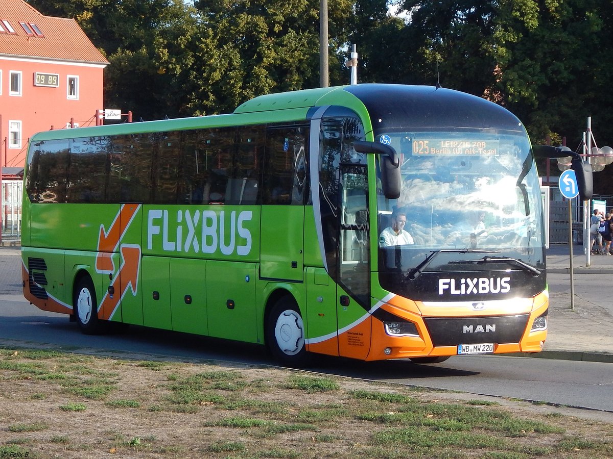 MAN Lion's Coach von Flixbus/Wricke Touristik aus Deutschland in Neubrandenburg am 09.09.2018