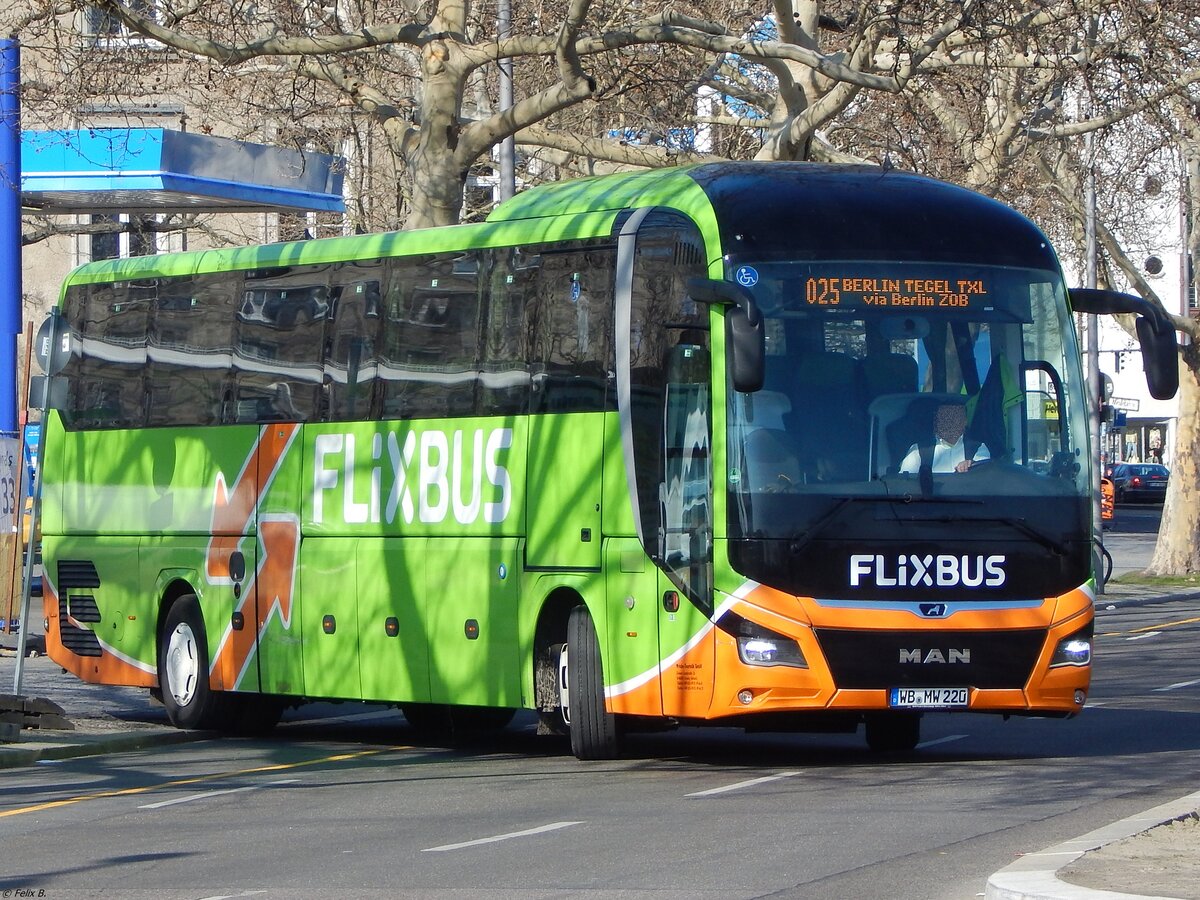 MAN Lion's Coach von Flixbus/Wricke Touristik aus Deutschland in Berlin am 30.03.2019