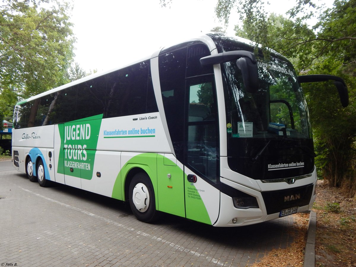 MAN Lion's Coach von Geißler-Reisen aus Deutschland in Binz am 14.07.2018