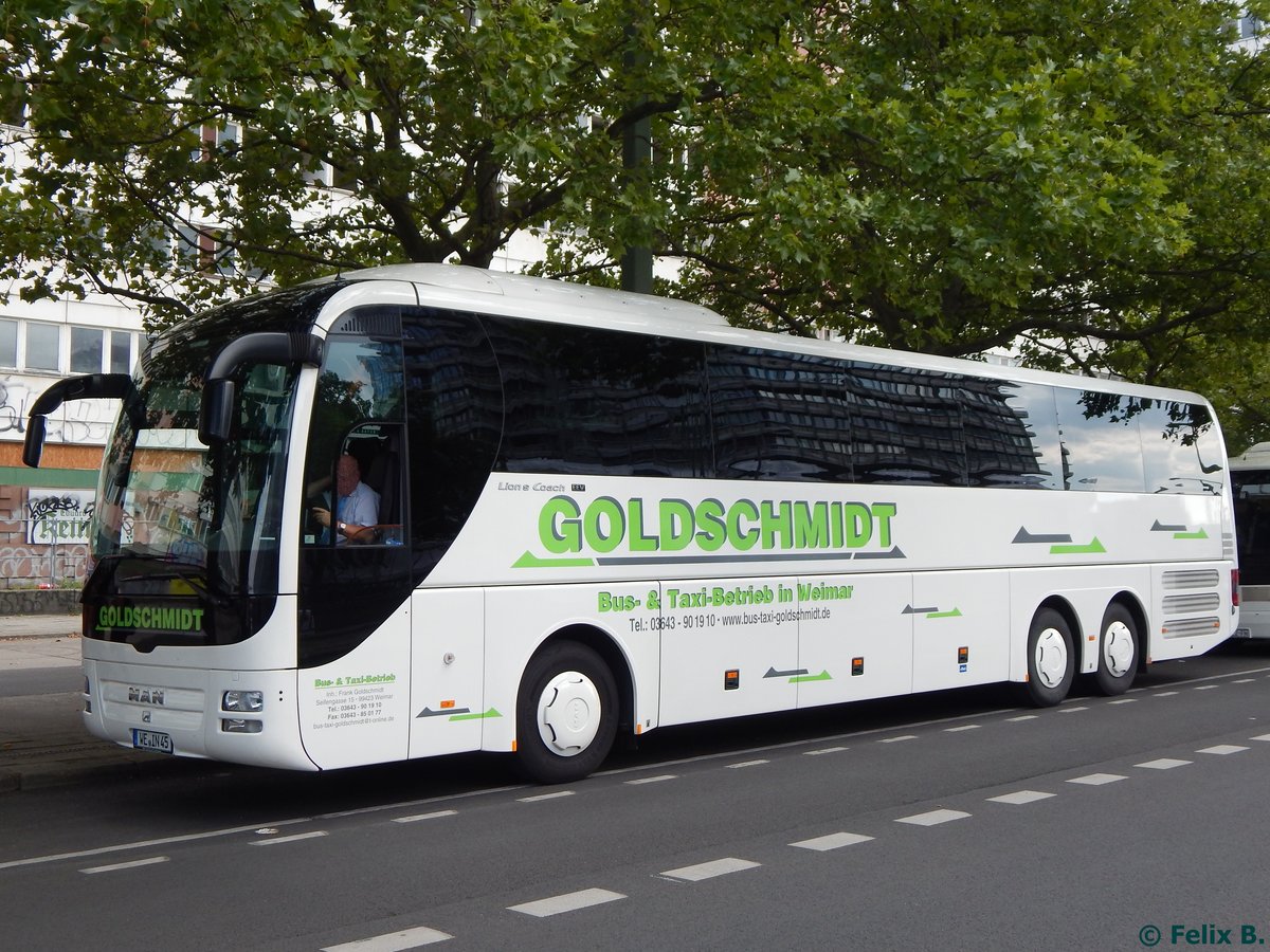 MAN Lion's Coach von Goldschmidt aus Deutschland in Berlin am 24.08.2015