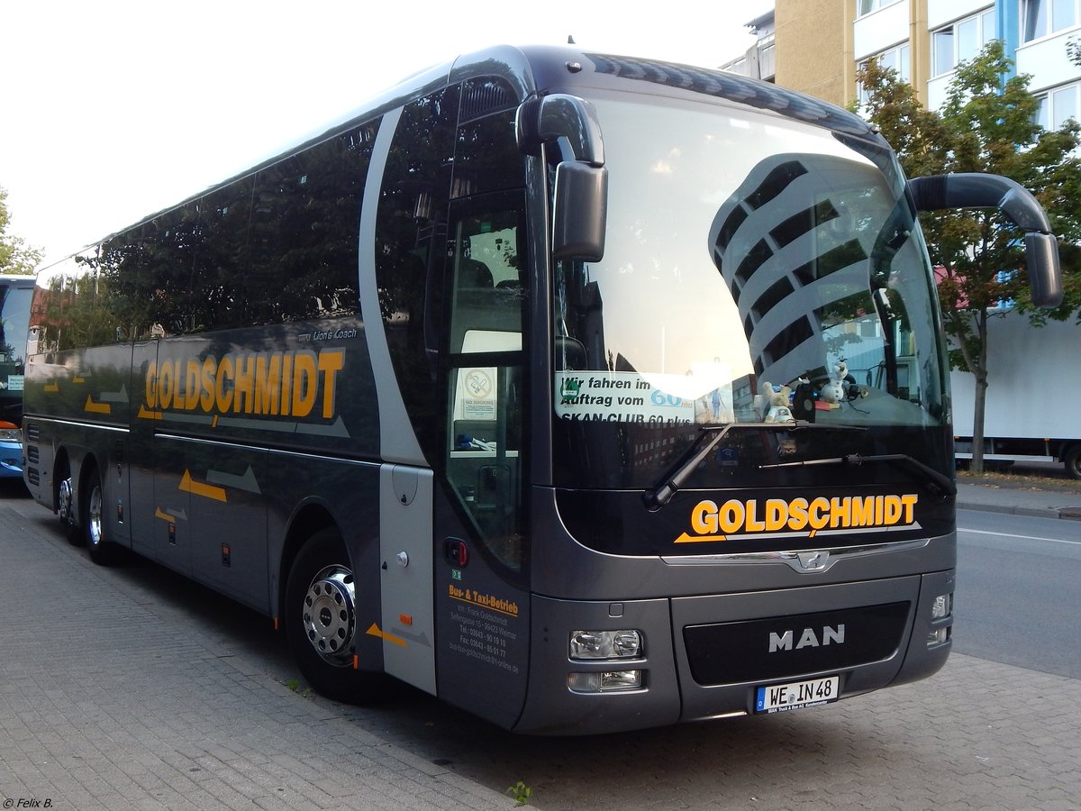 MAN Lion's Coach von Goldschmidt aus Deutschland in Neubrandenburg am 18.08.2018
