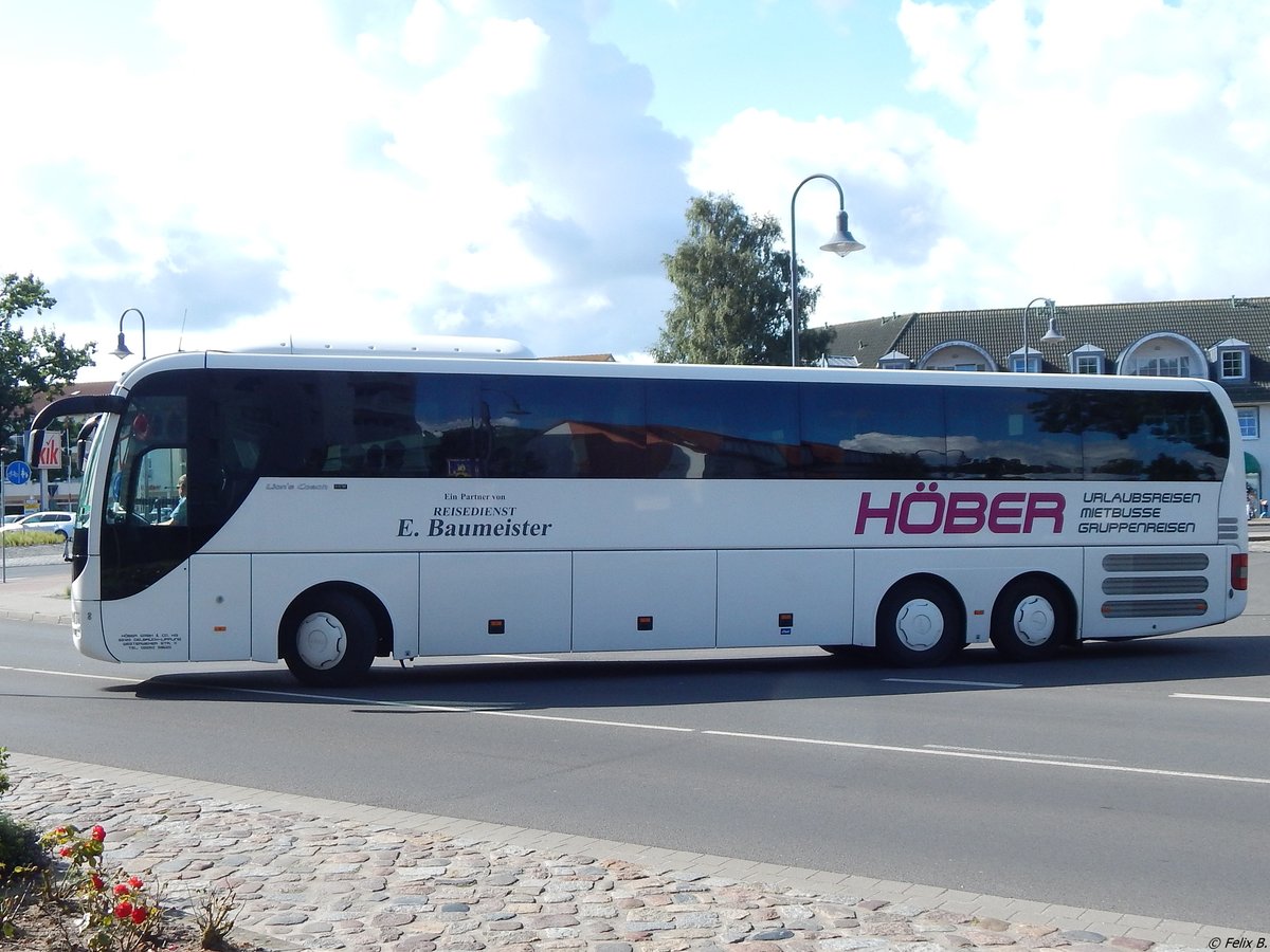 MAN Lion's Coach von Höber-Reisen aus Deutschland in Binz am 23.08.2017