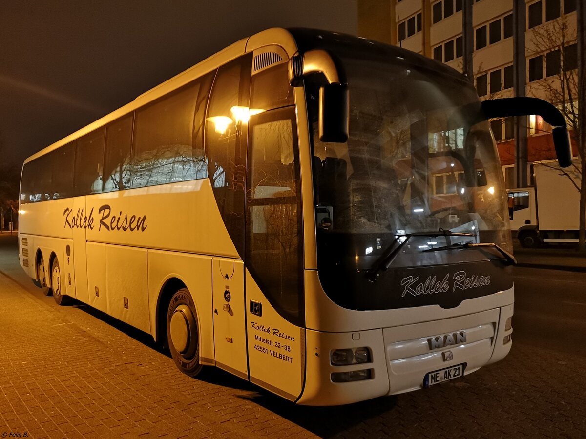 MAN Lion's Coach von Kollek Reisen aus Deutschland in Neubrandenburg am 20.01.2019