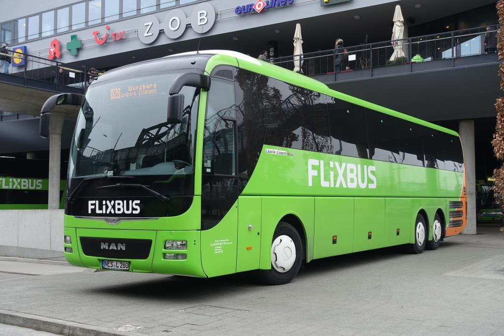 MAN Lion's Coach L  Flixbus - Lenhard , München ZOB 13.02.2017