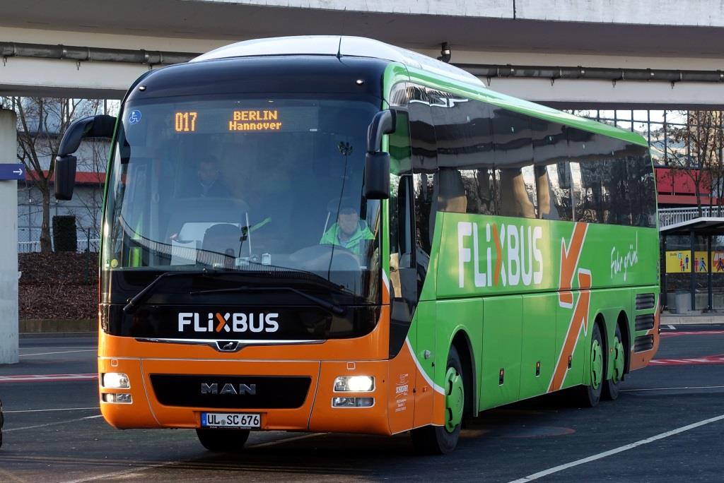 MAN Lion's Coach L  FlixBus - Schröder , Frankfurt Flughafen Januar 2019