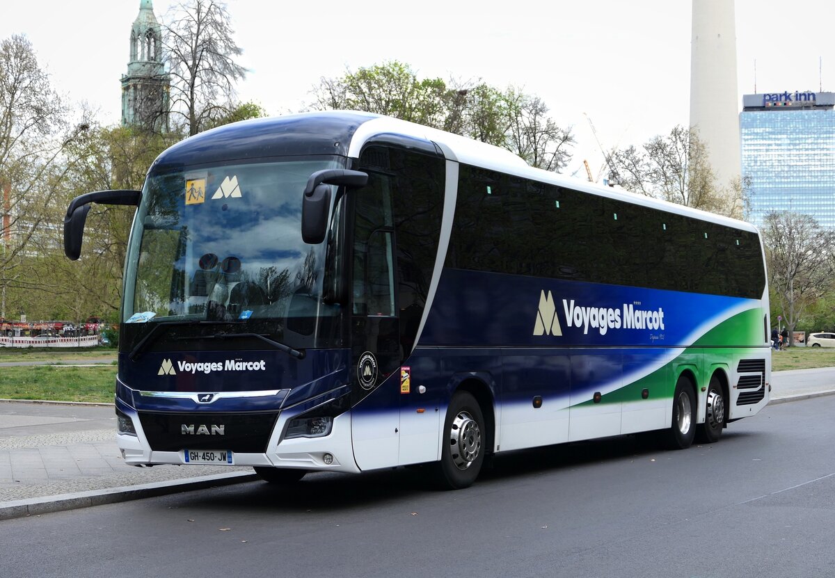 MAN Lion's Coach L, Voyages Marcot /F. Berlin im April 2025.