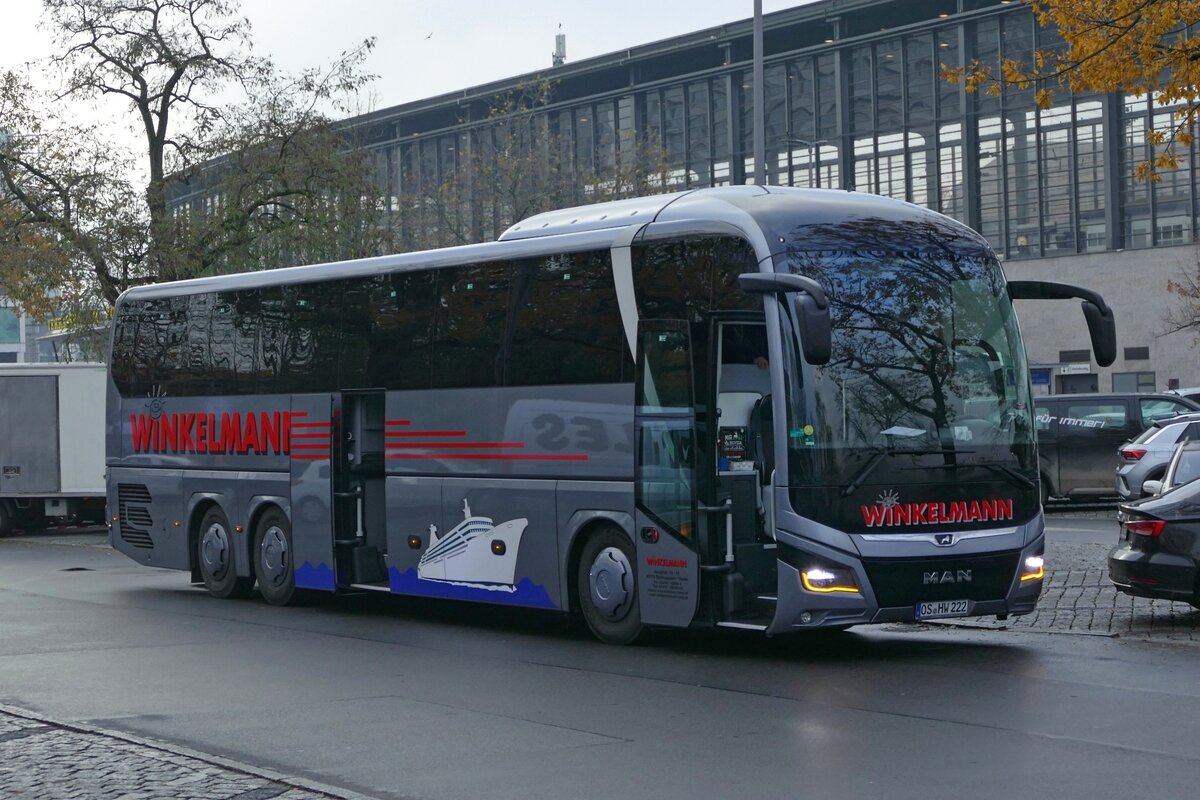 MAN Lion's Coach L von Winkelmann Reisen, Berlin im Dezember 2022.