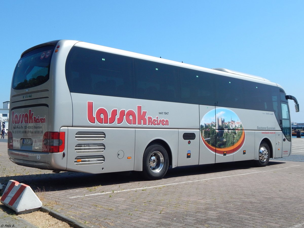 MAN Lion's Coach von Lassak-Reisen aus Deutschland im Stadthafen Sassnitz am 03.06.2018