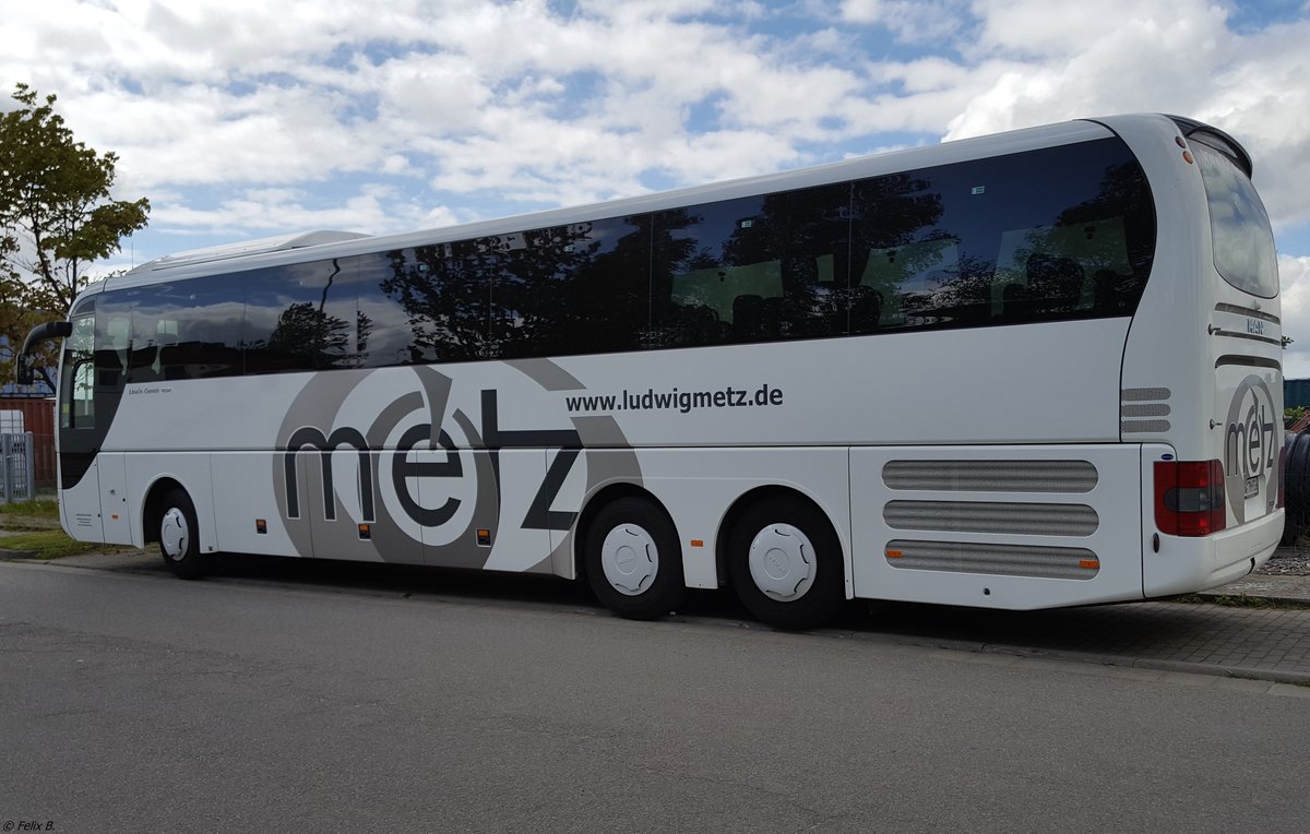 MAN Lion's Coach von Ludwig Metz GmbH aus Deutschland im Gewerbegebiet Sassnitz am 17.05.2016