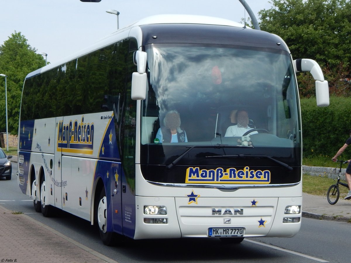 MAN Lion's Coach von Manß-Reisen aus Deutschland in Sassnitz am 06.06.2015