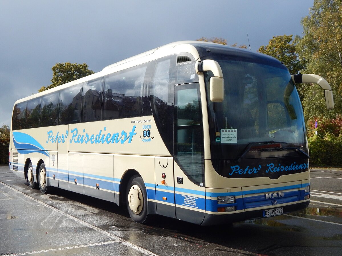 MAN Lion's Coach von Peter's Reisedienst aus Deutschland in Güstrow am 05.10.2019