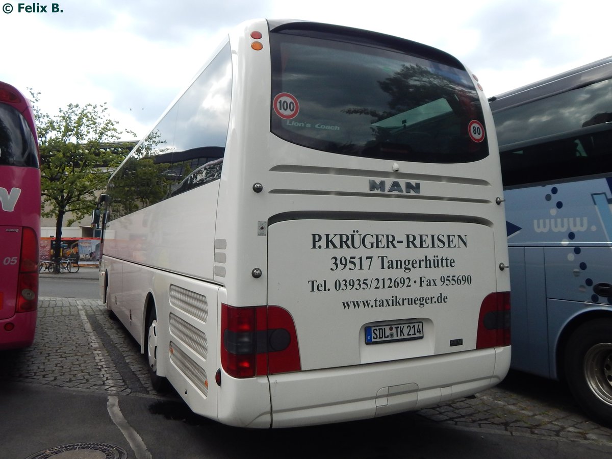 MAN Lion's Coach von P.Krüger-Reisen aus Deutschland in Berlin am 24.08.2015