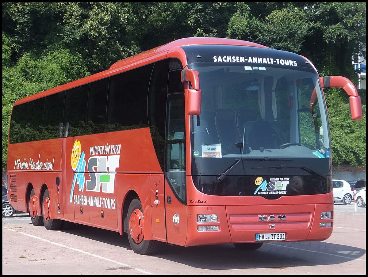 MAN Lion's Coach von Sachsen-Anhalt-Tours aus Deutschland im Stadthafen Sassnitz am 27.07.2013
