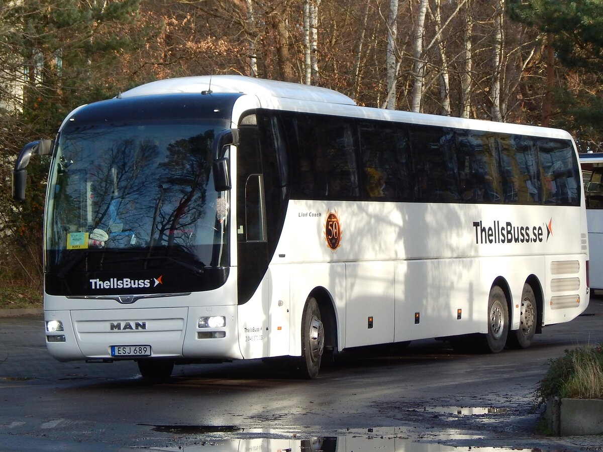 MAN Lion's Coach von Thellsbuss aus Schweden in Binz am 02.02.2020