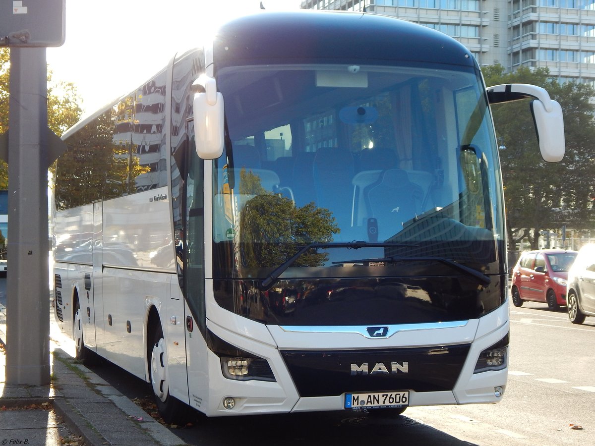 MAN Lion's Coach Vorführwagen aus Deutschland in Berlin am 31.10.2018