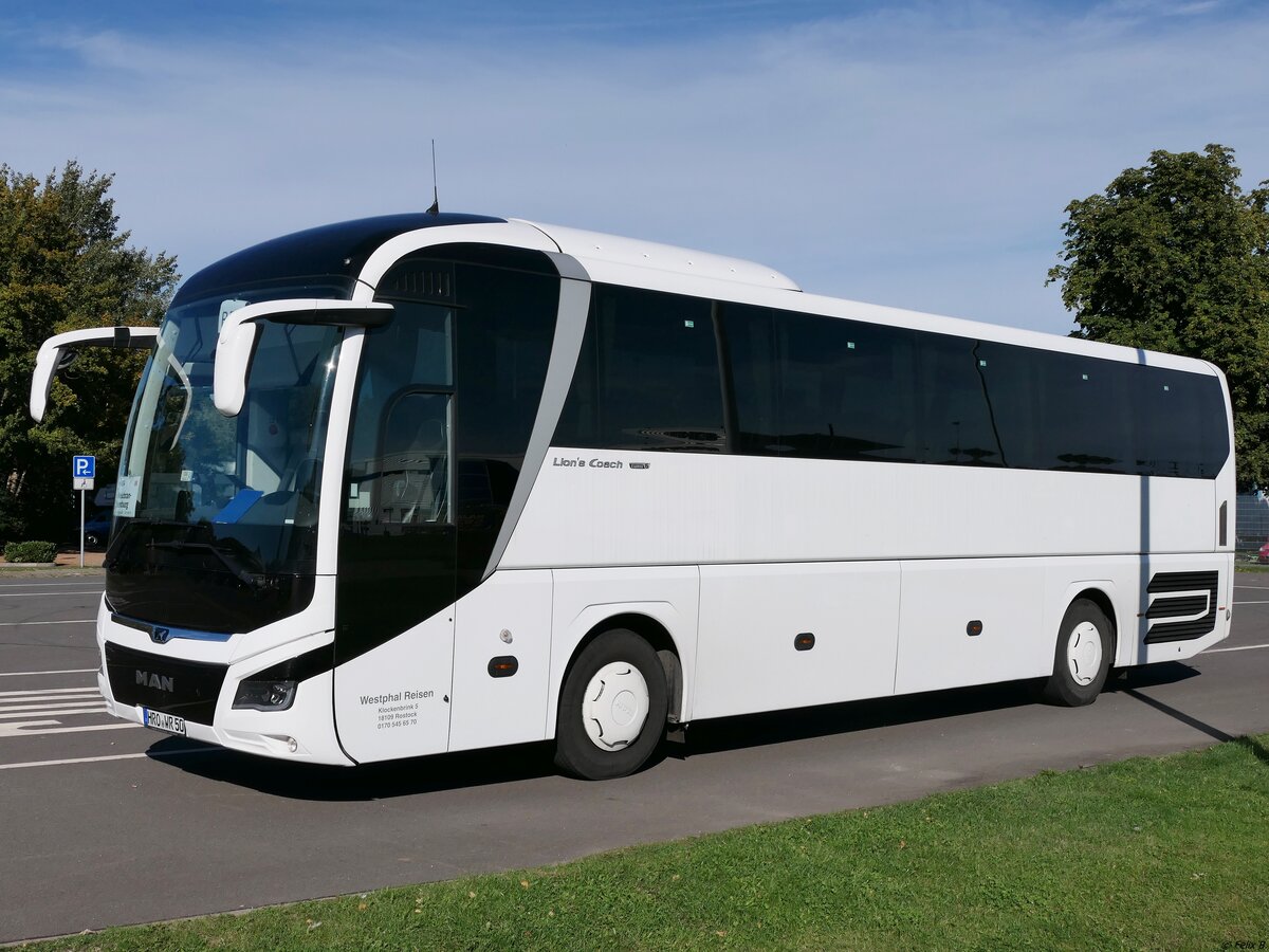 MAN Lion's Coach von Westphal-Reisen aus Deutschland in Neubrandenburg am 10.10.2020
