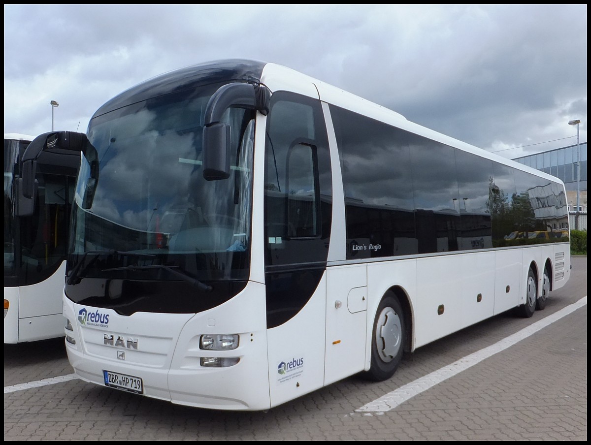 MAN Lion's Regio von Regionalbus Rostock in Rostock am 13.04.2014