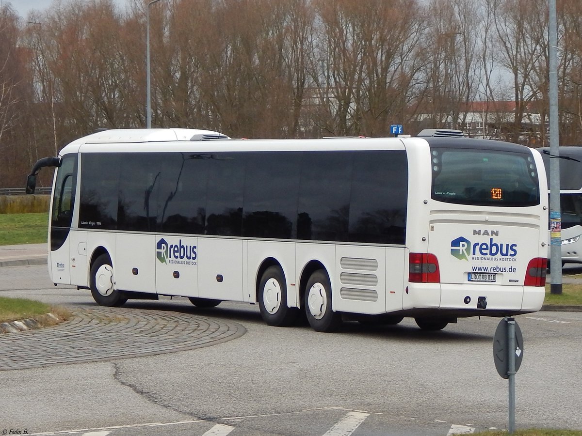 MAN Lion's Regio von Regionalbus Rostock in Rostock am 25.01.2018