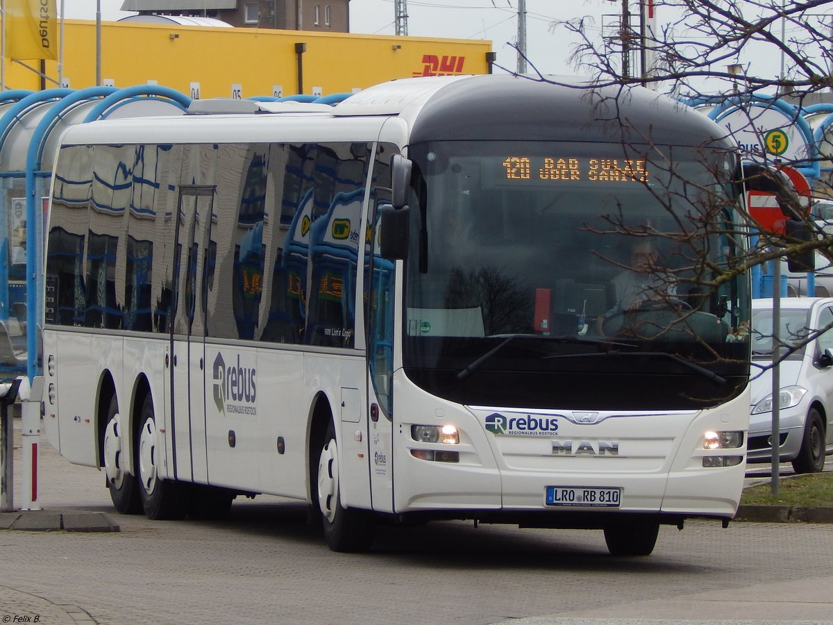 MAN Lion's Regio von Regionalbus Rostock in Rostock am 25.01.2018