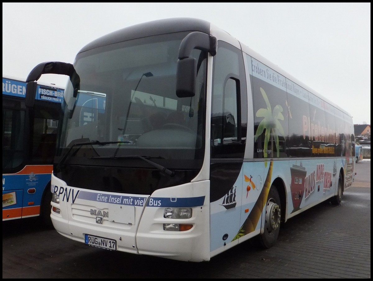 MAN Lion's Regio der RPNV in Bergen am 29.01.2013