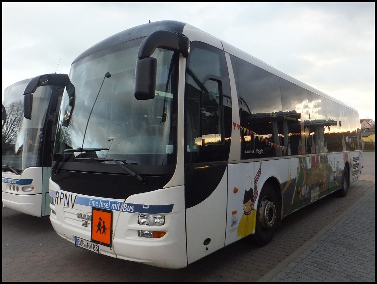 MAN Lion's Regio der RPNV in Bergen am 30.10.2013