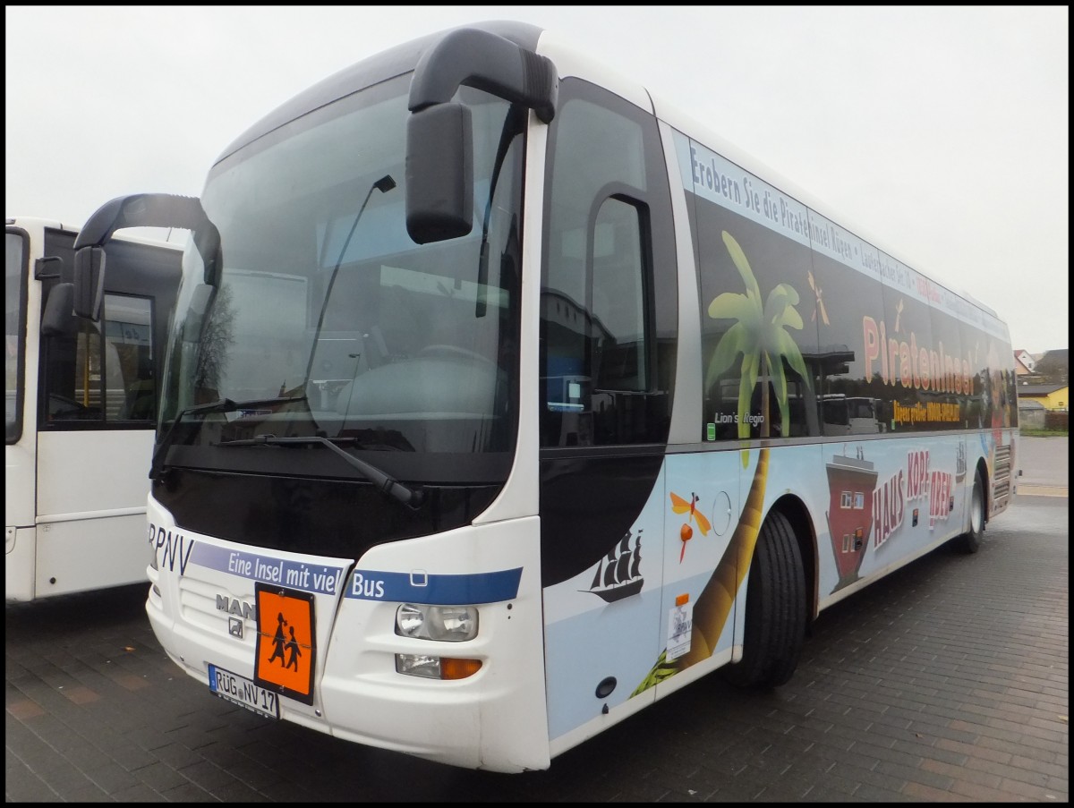 MAN Lion's Regio der RPNV in Bergen am 04.11.2013