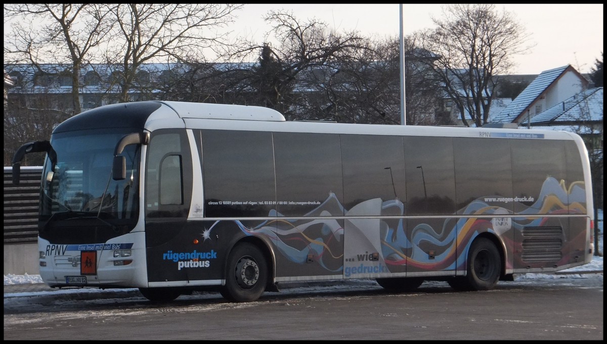 MAN Lion's Regio der RPNV in Bergen am 23.01.2014