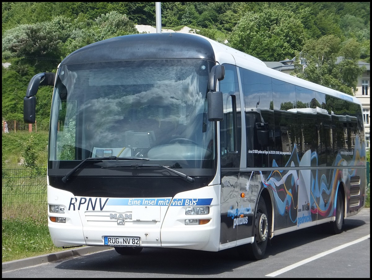 MAN Lion's Regio der RPNV in Sassnitz am 16.06.2013