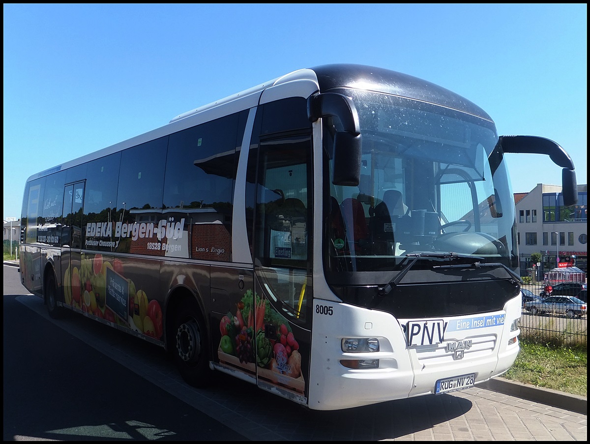 MAN Lion's Regio der RPNV in Sassnitz am 25.08.2013