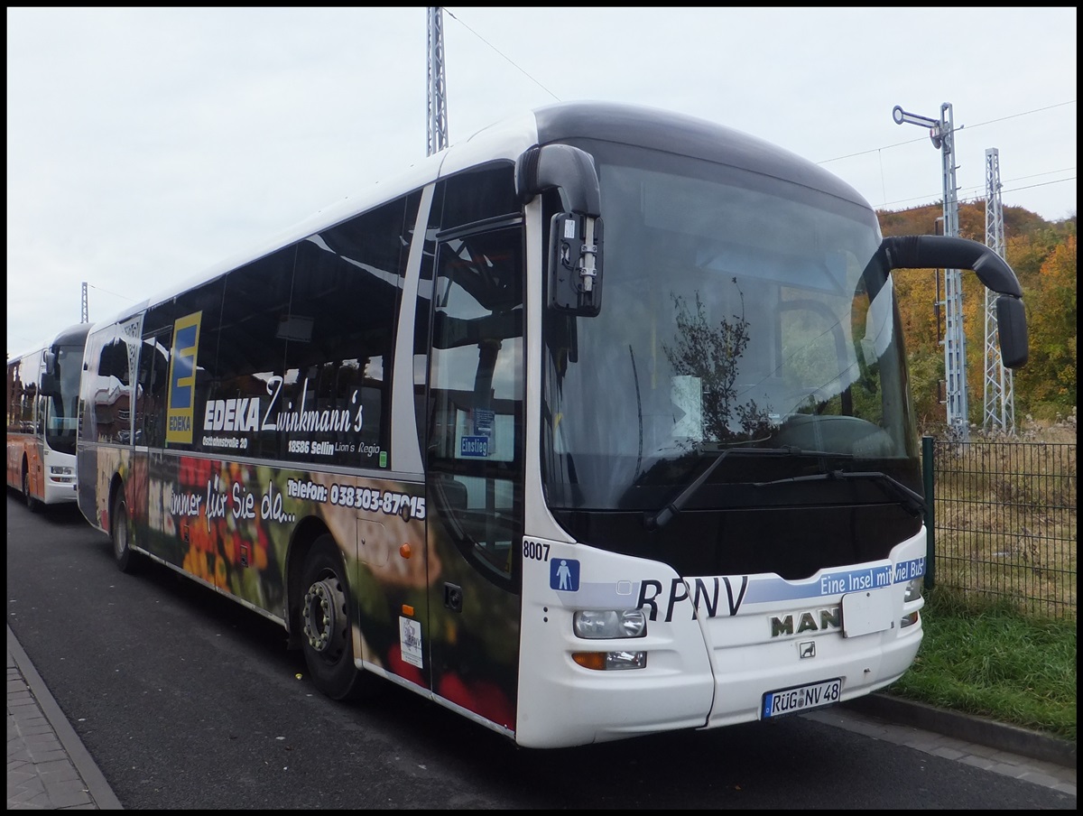 MAN Lion's Regio der RPNV in Sassnitz am 20.10.2013